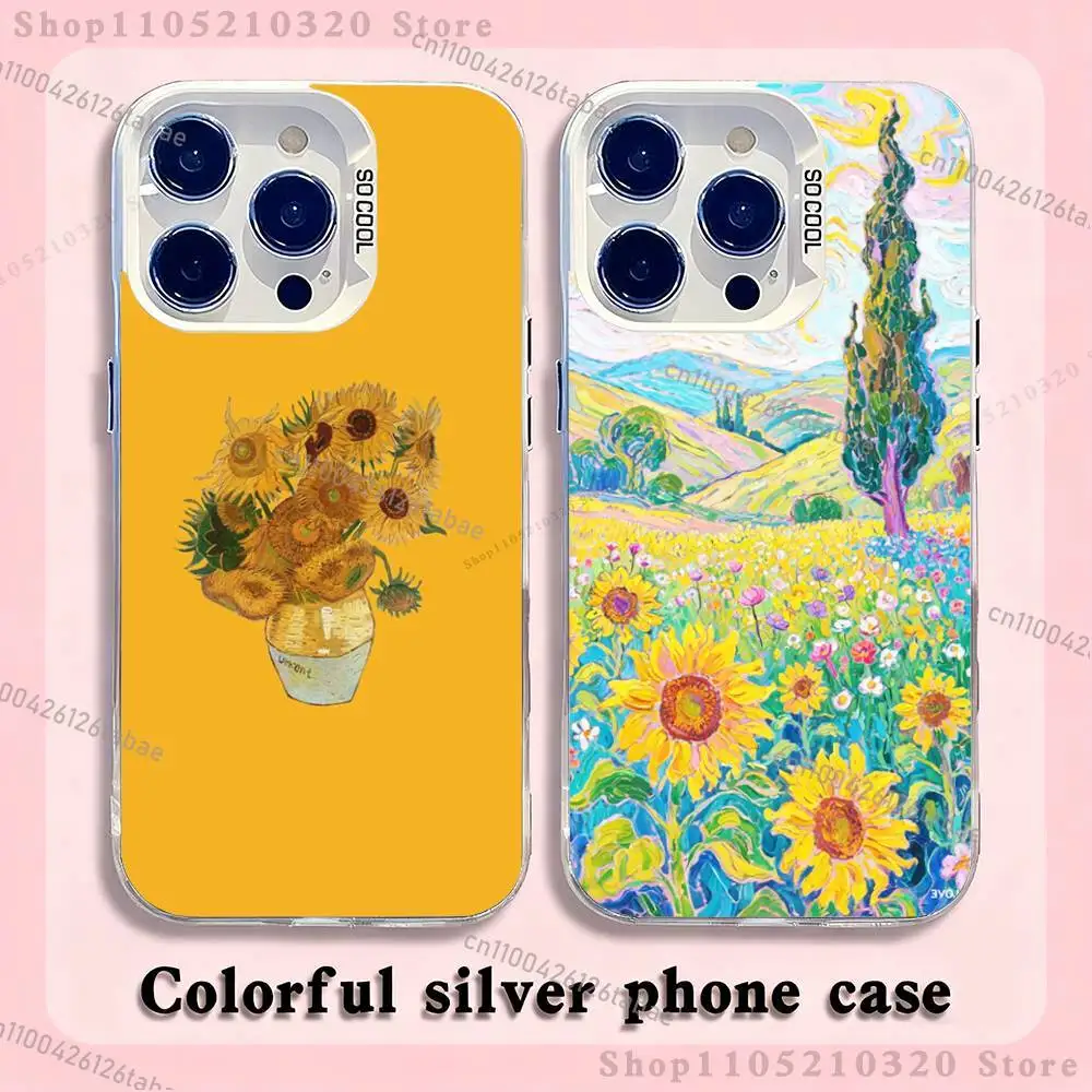 Sunflower Art V-Van G-Gogh Phone Case For iPhone 17,16,15,14,13,12,11,Pro,XS,Max,Plus,Mini,SE4,E white Matte Shockproof Cover
Sunflower Art V-Van G-Gogh Phone Case For iPhone 17,16,15,14,13,12,11,Pro,XS,Max,Plus,Mini,SE4,E white Matte Shockproof Cover