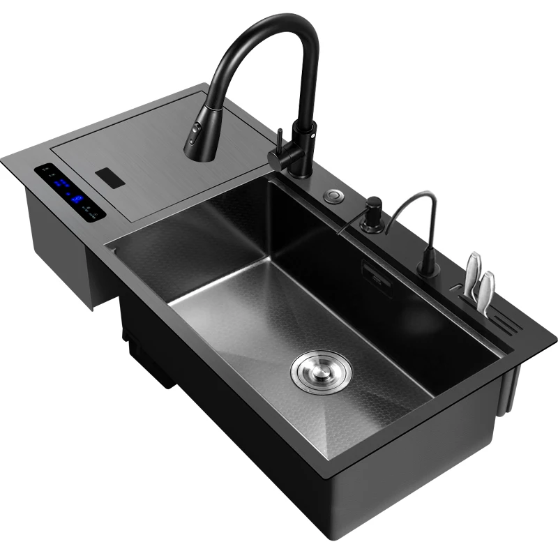 Intelligent purification ultrasonic sink dishwashing kitchen integrated automatic cleaning fruit and vegetable washing machine
Intelligent purification ultrasonic sink dishwashing kitchen integrated automatic cleaning fruit and vegetable washing machine