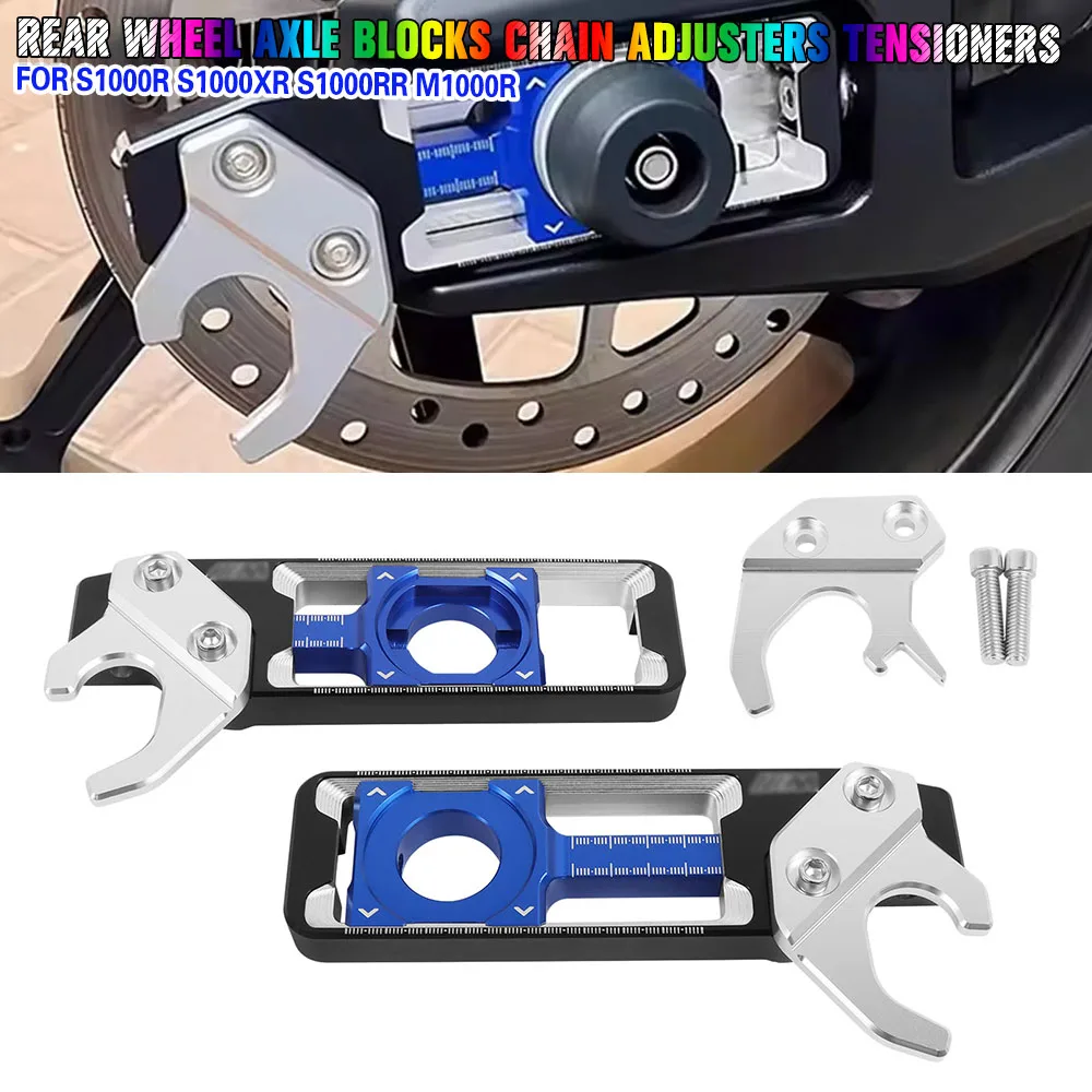 For BMW M1000R S1000R S1000XR S1000RR S1000 S 1000 RR XR R M1000R Aluminum Rear Wheel Axle Blocks Chain Adjusters Tensioners
For BMW M1000R S1000R S1000XR S1000RR S1000 S 1000 RR XR R M1000R Aluminum Rear Wheel Axle Blocks Chain Adjusters Tensioners