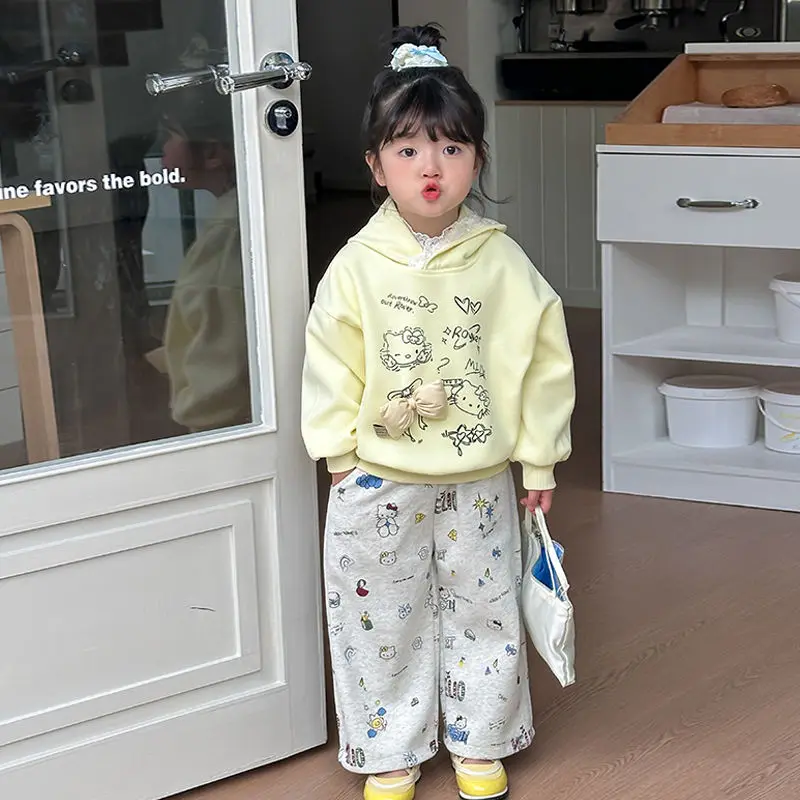 Girly Heart Kawaii Hello Kitty Anime Ins Long Sleeve Shirt Spring Autumn Cute Cartoon Baby Fashion Hoodie Clothes Gifts for Kids
Girly Heart Kawaii Hello Kitty Anime Ins Long Sleeve Shirt Spring Autumn Cute Cartoon Baby Fashion Hoodie Clothes Gifts for Kids