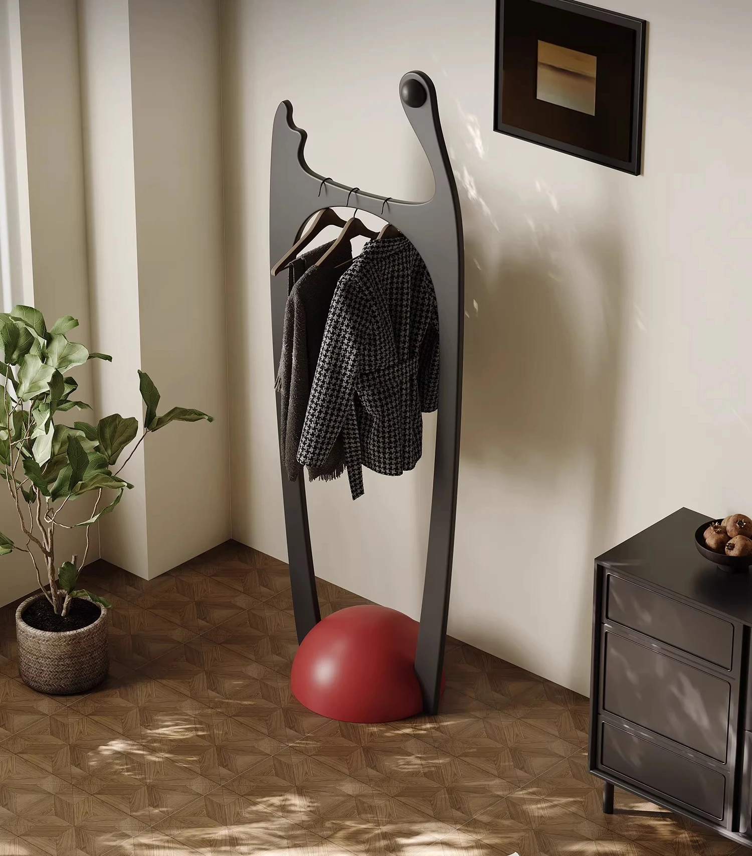 Italian minimalist coat rack light luxury high-end carbon steel paint floor-to-ceiling bedroom home door hanger
Italian minimalist coat rack light luxury high-end carbon steel paint floor-to-ceiling bedroom home door hanger