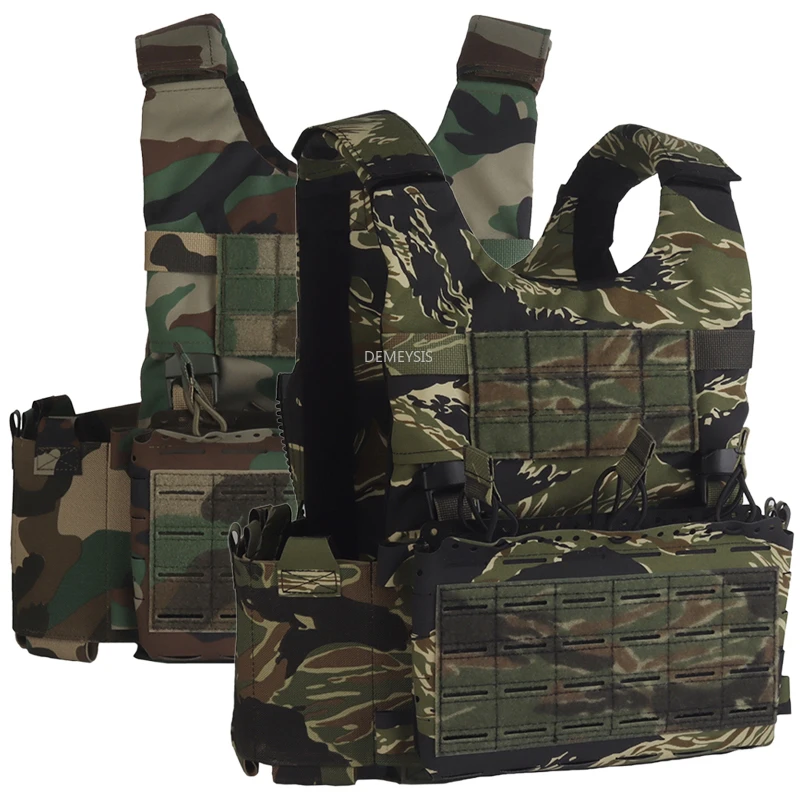 Tactical Vests Detachable Shooting Plate Carrier Set Quick Release Airsoft Molle Hunting Chest Rig Gear with Triple Mag Pouch
Tactical Vests Detachable Shooting Plate Carrier Set Quick Release Airsoft Molle Hunting Chest Rig Gear with Triple Mag Pouch