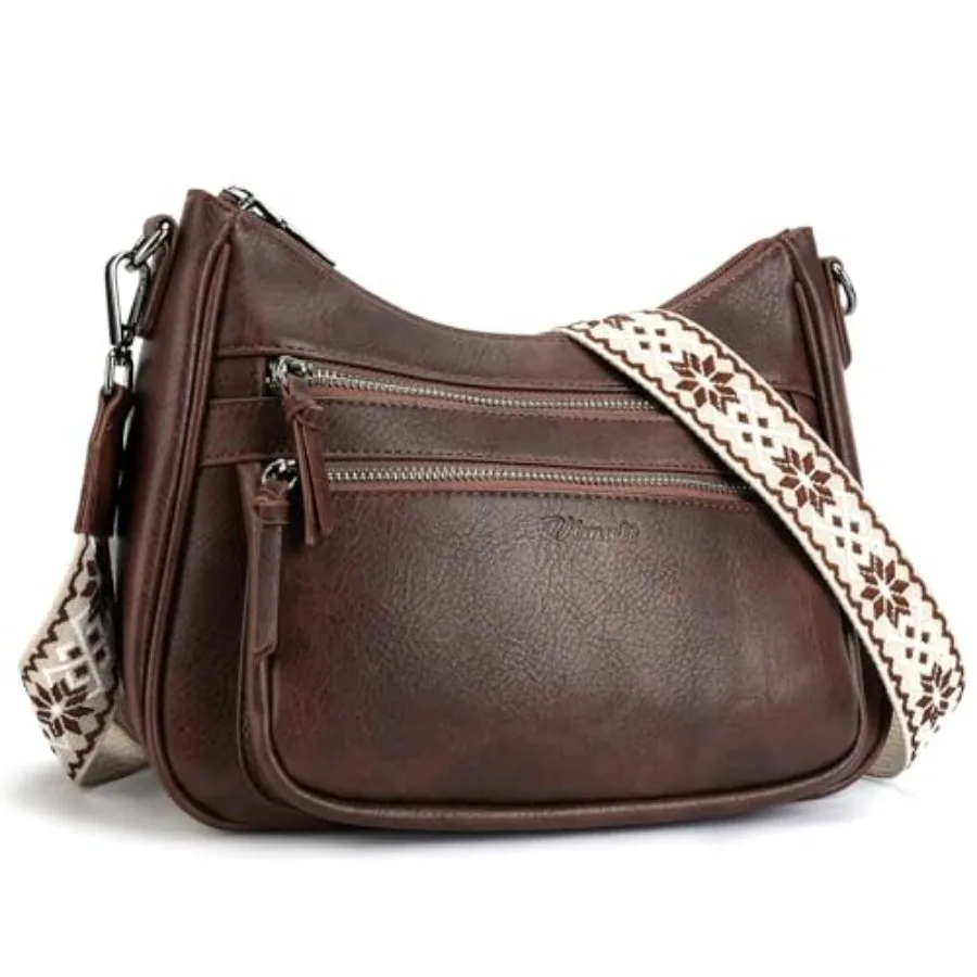 Crossbody Purses for Women Trendy Leather Crossbody Bag, Multi Pocket Shoulder Handbag Lightweight Travel Purse
Crossbody Purses for Women Trendy Leather Crossbody Bag, Multi Pocket Shoulder Handbag Lightweight Travel Purse