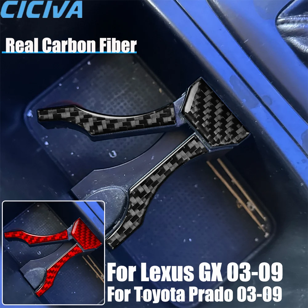 Настоящее углеродное волокно, автомобильные аксессуары, центральный держатель для чашки, декоративная накладка, мягкая наклейка для Lexus GX для Toyota Prado 2003-2009
Настоящее углеродное волокно, автомобильные аксессуары, центральный держатель для чашки, декоративная накладка, мягкая наклейка для Lexus GX для Toyota Prado 2003-2009