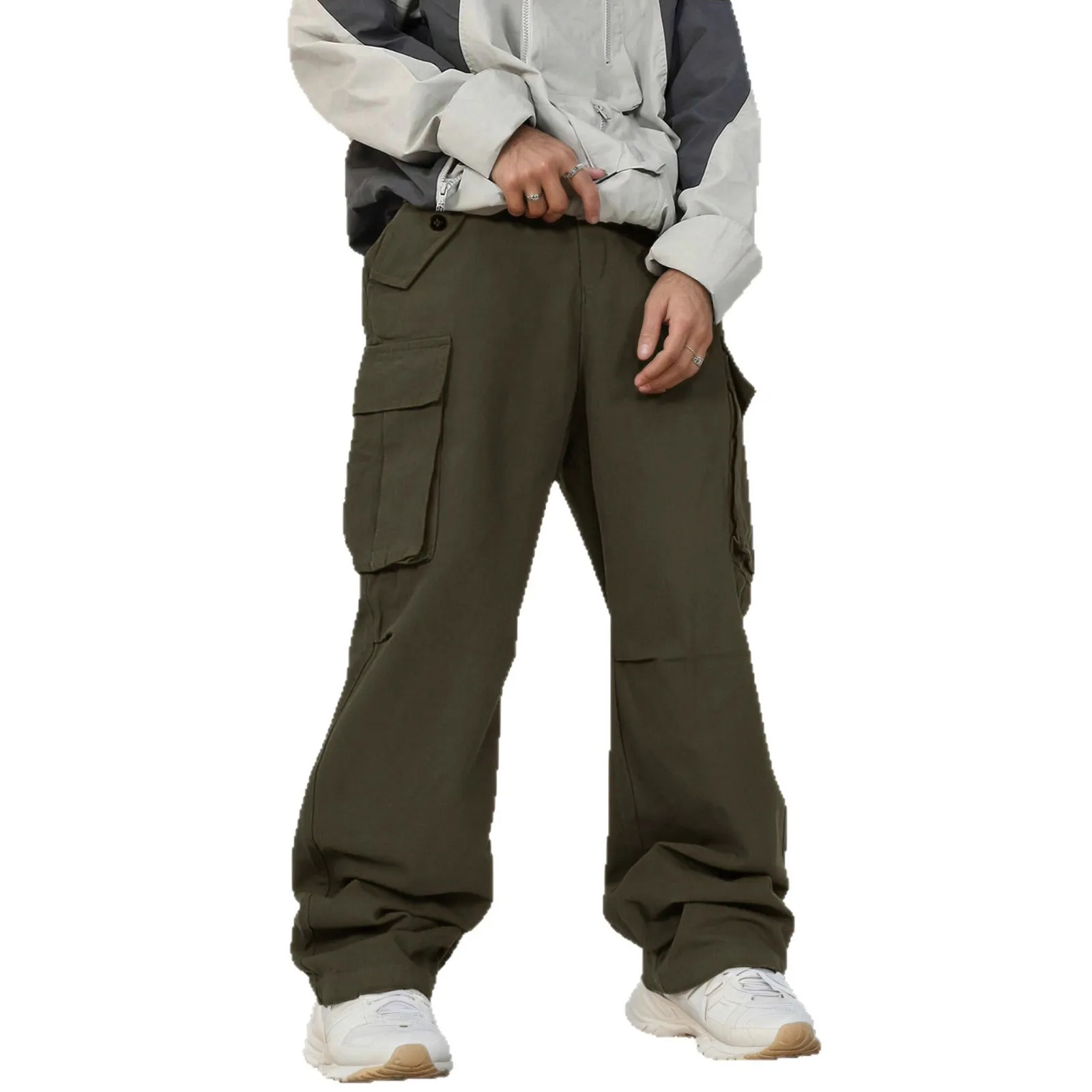 New Men's Workwear Pants, European and American Men's Loose Straight Casual Pants, Men's Workwear Pocket Pants
New Men's Workwear Pants, European and American Men's Loose Straight Casual Pants, Men's Workwear Pocket Pants