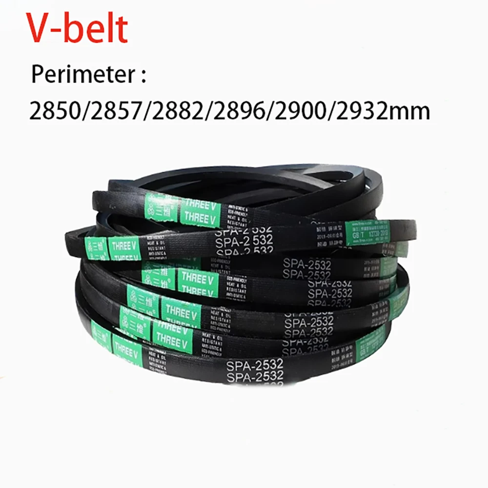 1Pcs Triangular Belt Circumference 2850/2857/2882/2896/2900/2932mm Industrial Agricultural Equipment Transmission Belt
1Pcs Triangular Belt Circumference 2850/2857/2882/2896/2900/2932mm Industrial Agricultural Equipment Transmission Belt