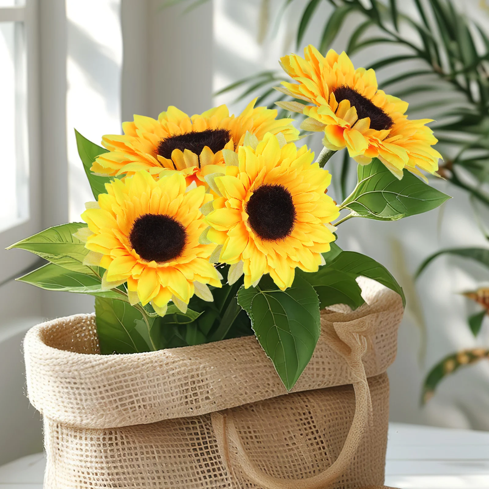 20 pcs Artificial Heads High Realism Fake Sunflower Artificial Flowers Stems Outdoor Wedding Home Decorative Flowers
20 pcs Artificial Heads High Realism Fake Sunflower Artificial Flowers Stems Outdoor Wedding Home Decorative Flowers