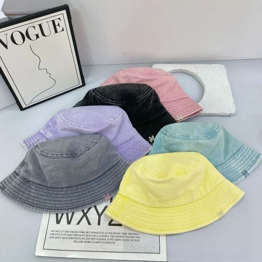 Handmade Washed Bucket Hat Women's Outdoor Sunscreen Sun Hat Korean Version Versatile Retro Solid Color Fisherman Hat
Handmade Washed Bucket Hat Women's Outdoor Sunscreen Sun Hat Korean Version Versatile Retro Solid Color Fisherman Hat