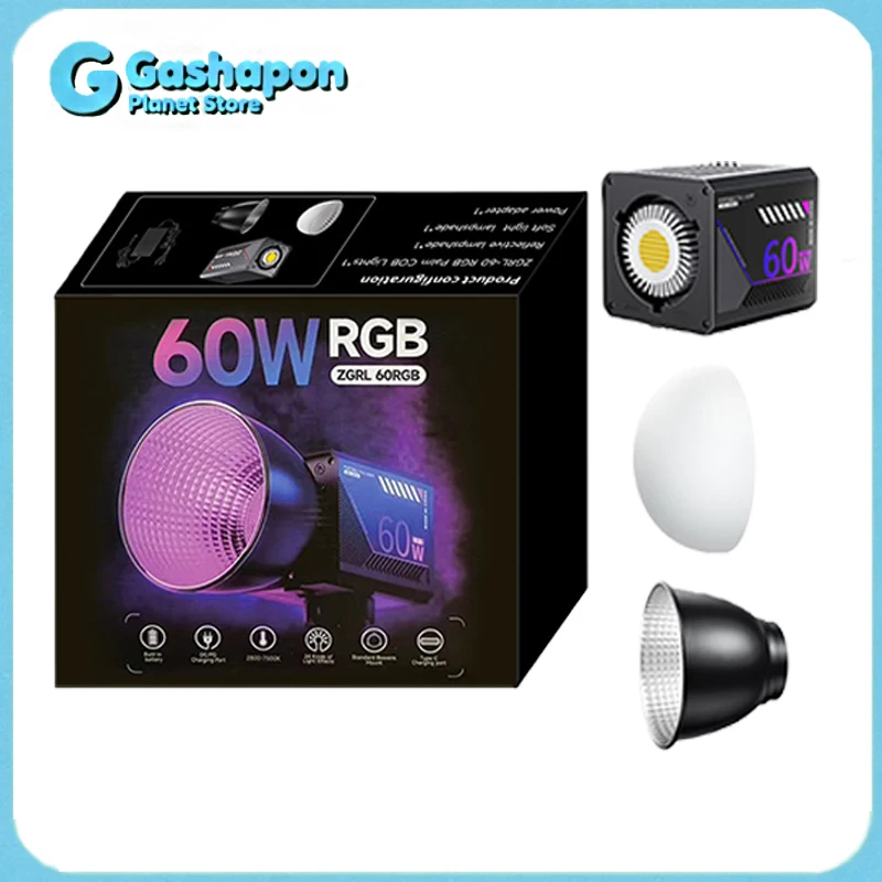 60W RGB COB Portable Photography Light Handheld Video Fill Light For Outdoor Portrait YouTube Vlogging Live Stream
60W RGB COB Portable Photography Light Handheld Video Fill Light For Outdoor Portrait YouTube Vlogging Live Stream