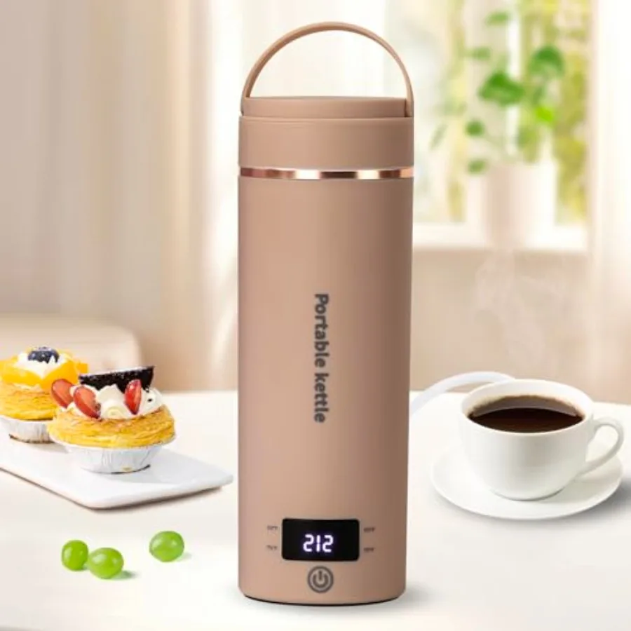 Travel Electric Kettle Portable Mini KettleSmall Hot Water Boiler with 4 Temperature Settings 304 Stainless Steel Fast Boiling
Travel Electric Kettle Portable Mini KettleSmall Hot Water Boiler with 4 Temperature Settings 304 Stainless Steel Fast Boiling