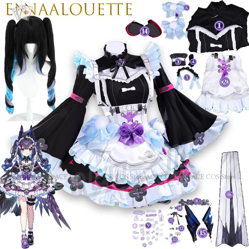 Cosplay Series Virtual YouTuber-EnnaAlouette Fallen Angel Cos Outfit Accessories Cosplay Costume Cosplay sweet Costume party
Cosplay Series Virtual YouTuber-EnnaAlouette Fallen Angel Cos Outfit Accessories Cosplay Costume Cosplay sweet Costume party