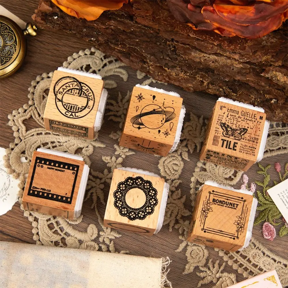 Portable Star Moon Pattern Rubber Seal Retro Square Wooden Seal Aesthetic DIY Carving Seal Handbook Decoration
Portable Star Moon Pattern Rubber Seal Retro Square Wooden Seal Aesthetic DIY Carving Seal Handbook Decoration