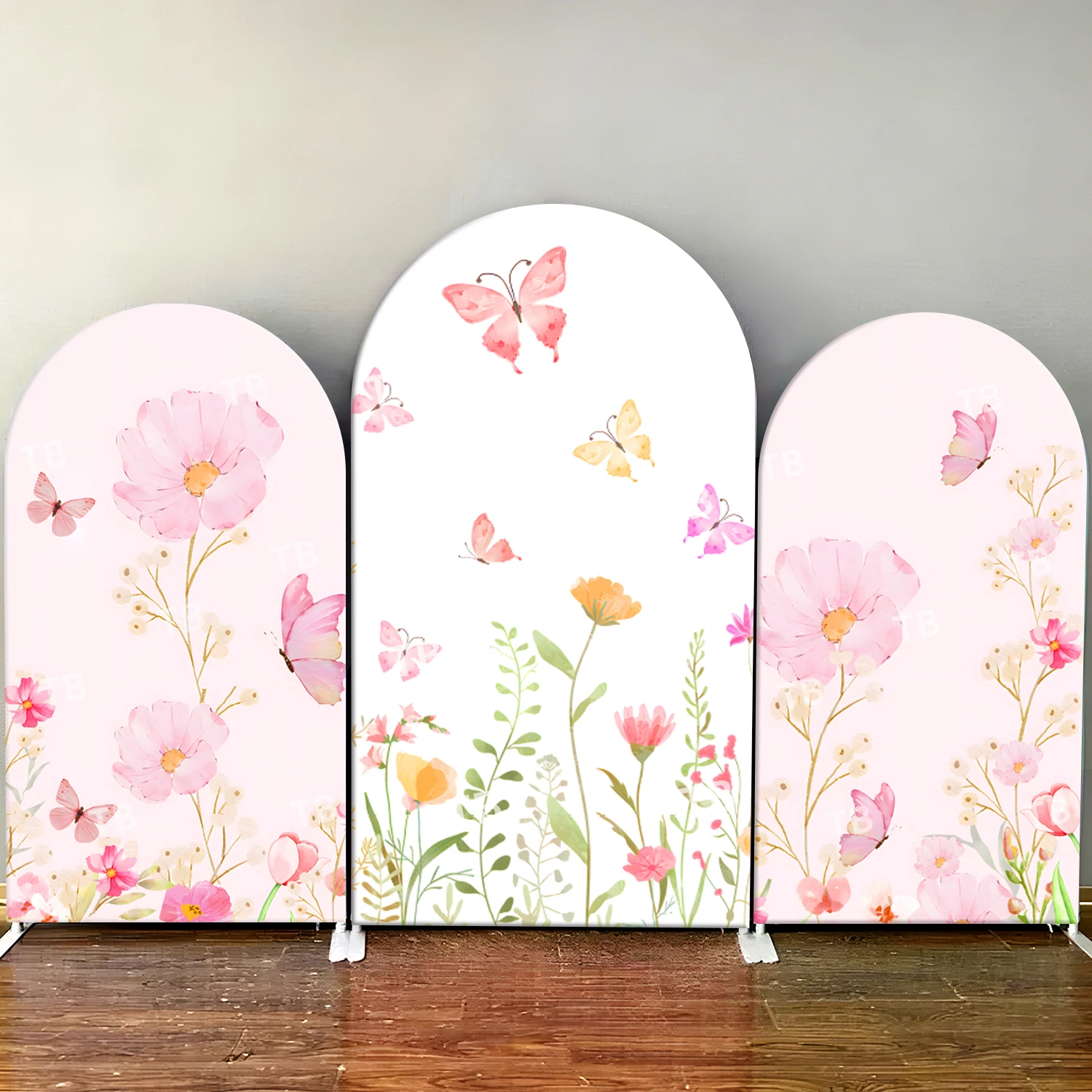 TB Butterfly Flowers Arch Backdrop Cover for Girl Birthday Party /Wedding Decor Baby Shower Photo Background Wall Elastic Fabric
TB Butterfly Flowers Arch Backdrop Cover for Girl Birthday Party /Wedding Decor Baby Shower Photo Background Wall Elastic Fabric