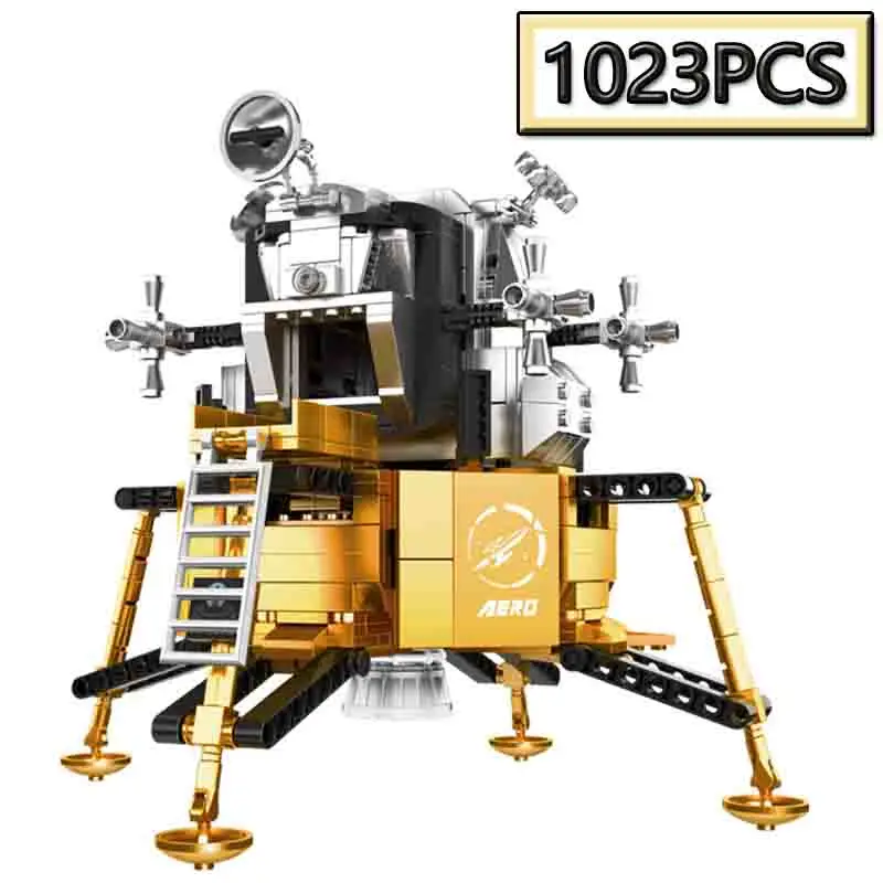 MOC 1023PCS Space Series Planet Landing Explorer Astronaut Lunar Landing Model Building Blocks Children's Puzzle Toys Gift
MOC 1023PCS Space Series Planet Landing Explorer Astronaut Lunar Landing Model Building Blocks Children's Puzzle Toys Gift