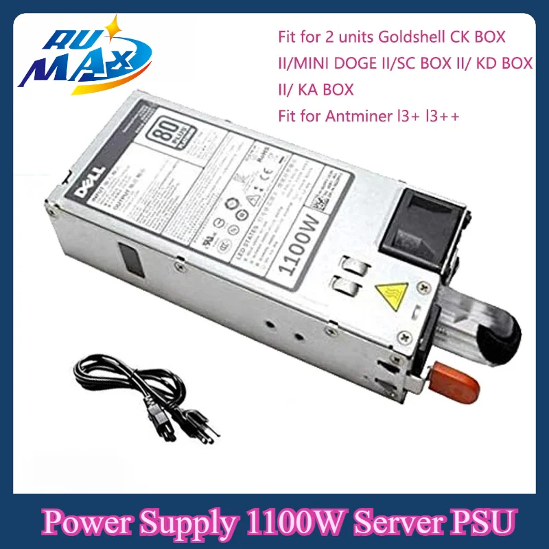 Power Supply 1100W Miner Server PSU Fit for Goldshell Mini Doge II/KA Box/SC Box II Box Fit for Antminer L3 L3++ ASIC Miner
Power Supply 1100W Miner Server PSU Fit for Goldshell Mini Doge II/KA Box/SC Box II Box Fit for Antminer L3 L3++ ASIC Miner
