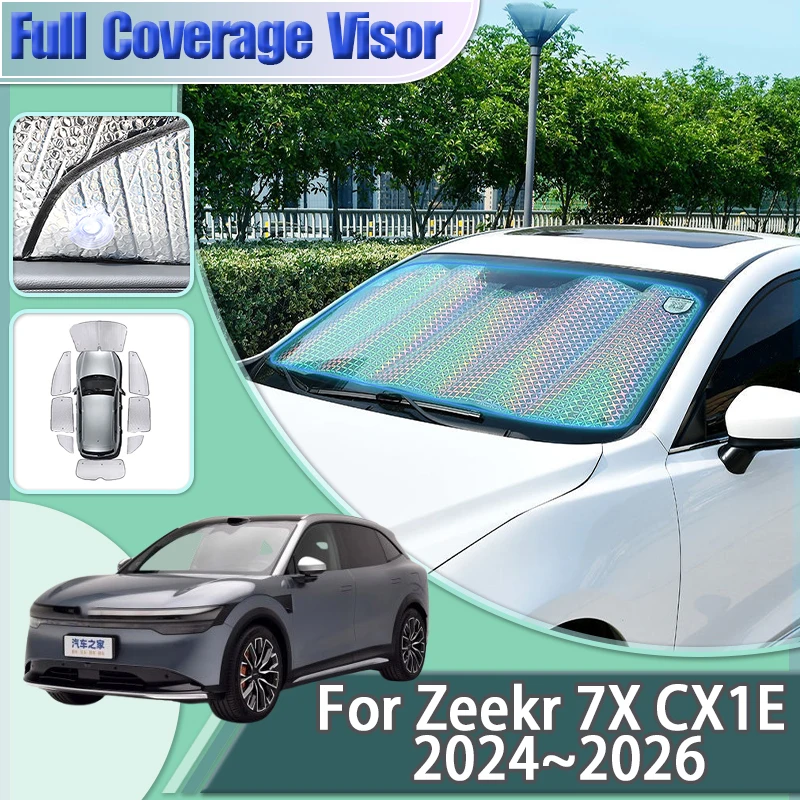 For Zeekr 7X CX1E 2024 2025 2026 Car Front Rear Side Sunscreen Windshield Protect Privacy Sun Sunshade Anti-UV Car Accessories
For Zeekr 7X CX1E 2024 2025 2026 Car Front Rear Side Sunscreen Windshield Protect Privacy Sun Sunshade Anti-UV Car Accessories