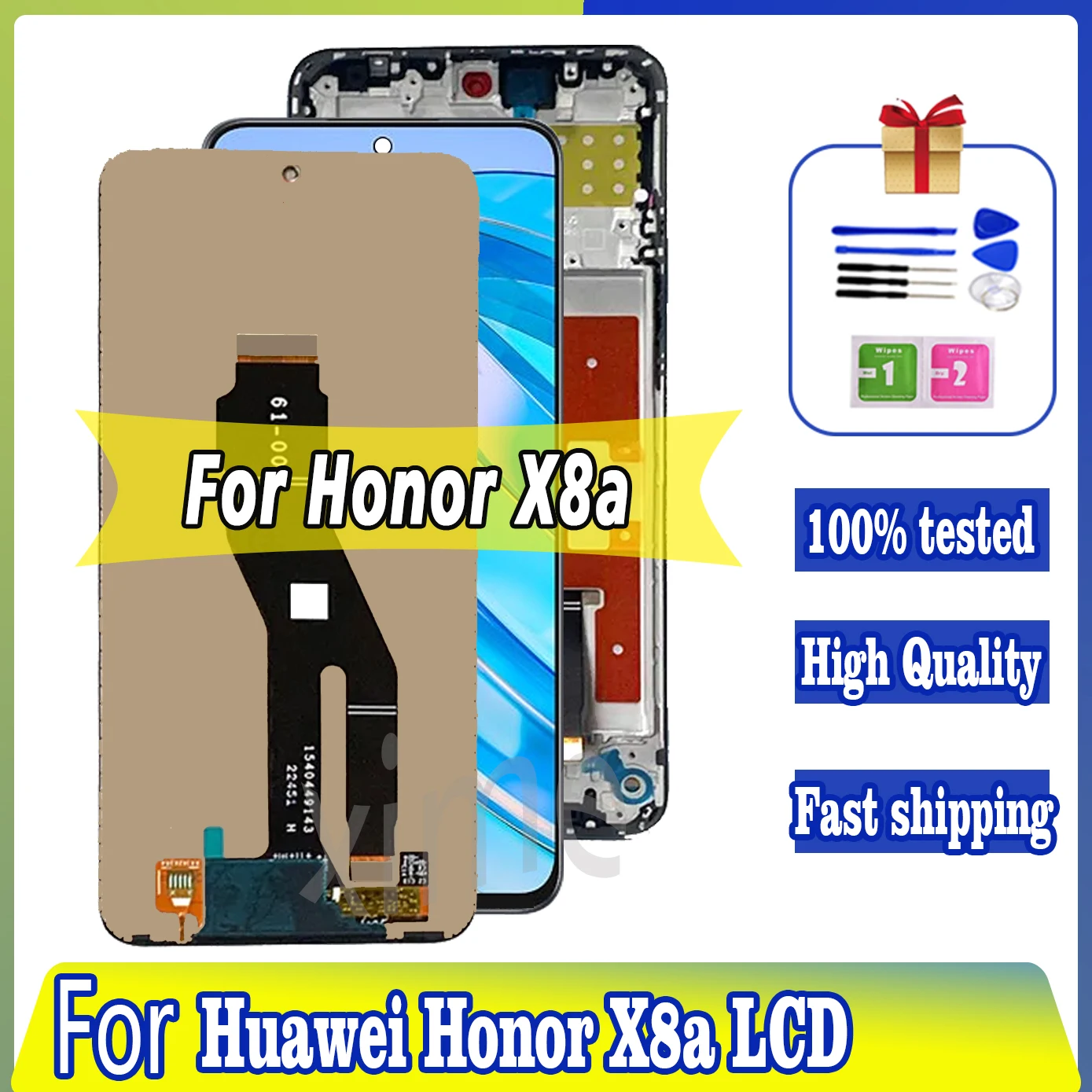 ЖК-дисплей 6,7 дюйма для Huawei Honor X8a, ЖК-дисплей, сенсорный экран для телефона, детали для замены цифрового преобразователя в сборе, запчасти для ремонта
ЖК-дисплей 6,7 дюйма для Huawei Honor X8a, ЖК-дисплей, сенсорный экран для телефона, детали для замены цифрового преобразователя в сборе, запчасти для ремонта