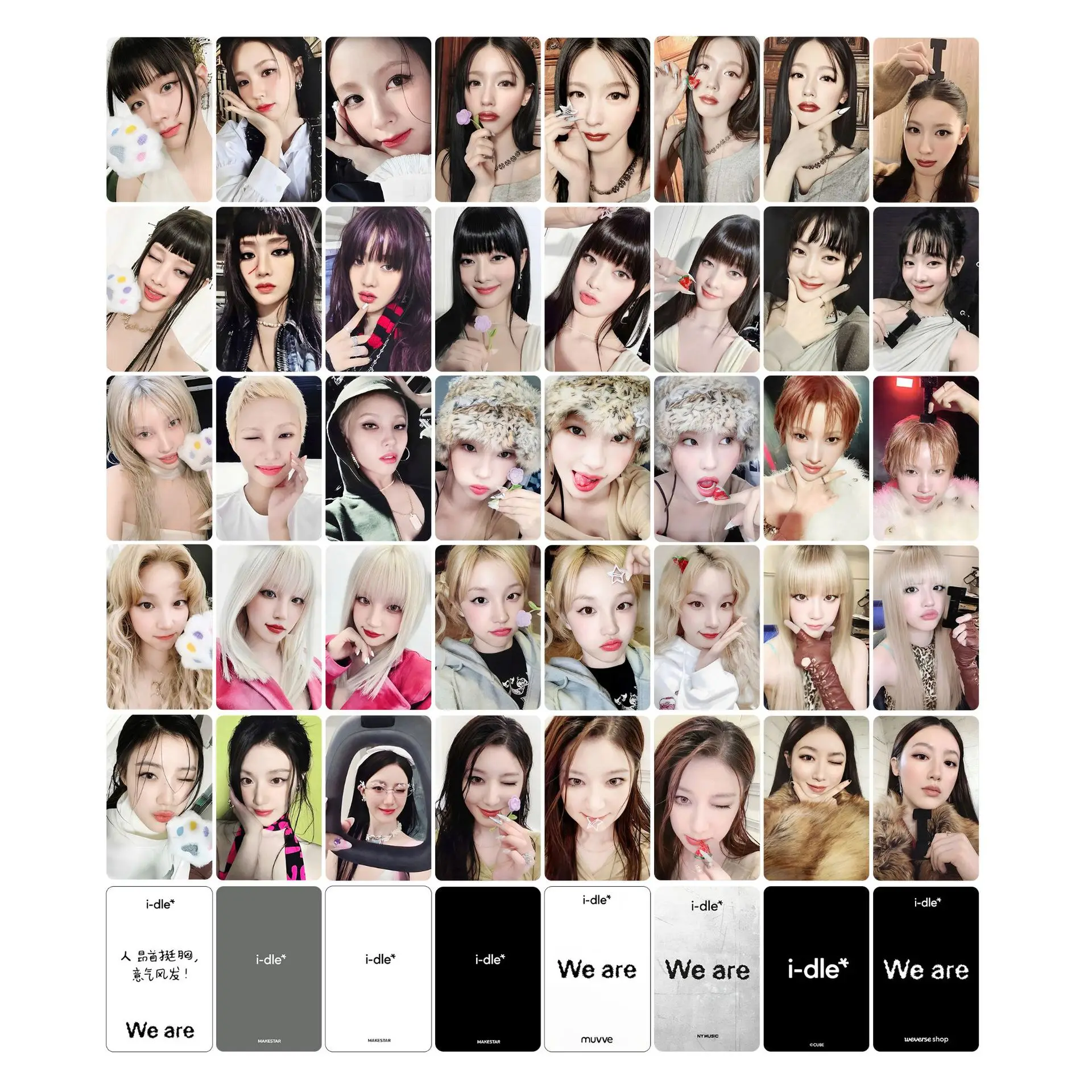 All Set Kpop I-DLE Album Good Thing PhotoCard KTown4U MUVVE Event Cards YUQI MINNIE Soyeon Miyeon SHUHUA Fans Gifts
All Set Kpop I-DLE Album Good Thing PhotoCard KTown4U MUVVE Event Cards YUQI MINNIE Soyeon Miyeon SHUHUA Fans Gifts