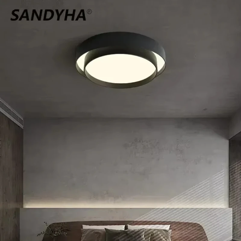 SANDYHA Modern Led Ceiling Lights Bedroom Home Decoration Double Circular Ring for Living Room Kitchen Bedside Table Lighting
SANDYHA Modern Led Ceiling Lights Bedroom Home Decoration Double Circular Ring for Living Room Kitchen Bedside Table Lighting