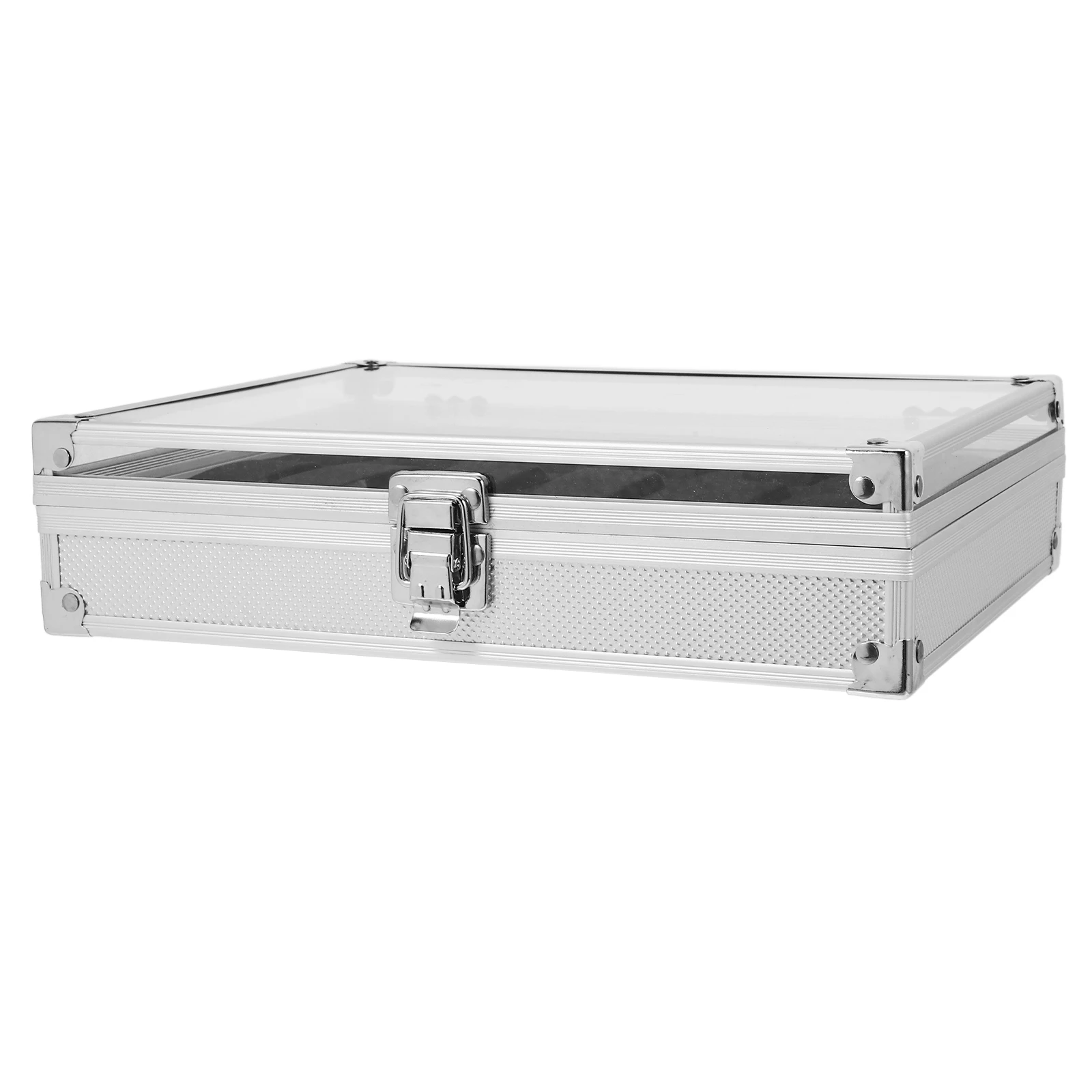 Aluminum Alloy Watch Box 12 Grid Slots Transparent Top Dustproof Storage Watches Case Jewelry Display Travel Organizer
Aluminum Alloy Watch Box 12 Grid Slots Transparent Top Dustproof Storage Watches Case Jewelry Display Travel Organizer