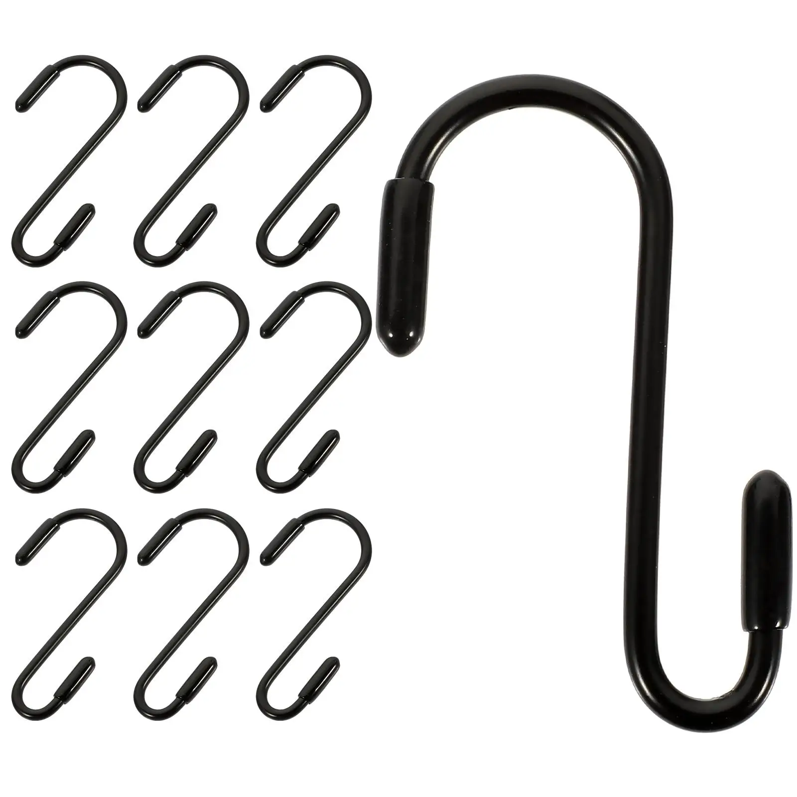 12pcs Hooks Heavy Duty Iron PVC Smooth Polished Surface Hanging Ornament Small for Clothing Hangers Metal Storage
12pcs Hooks Heavy Duty Iron PVC Smooth Polished Surface Hanging Ornament Small for Clothing Hangers Metal Storage