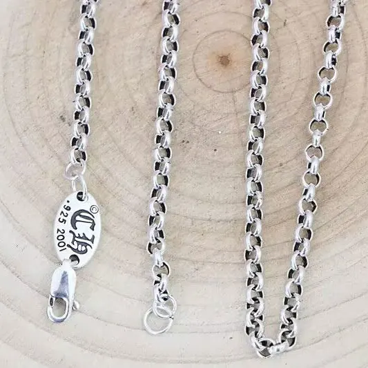 Sweater chain without pendant, men's, Japanese, Korean, trendy women's personality 925 sterling silver round bead chain necklace
Sweater chain without pendant, men's, Japanese, Korean, trendy women's personality 925 sterling silver round bead chain necklace
