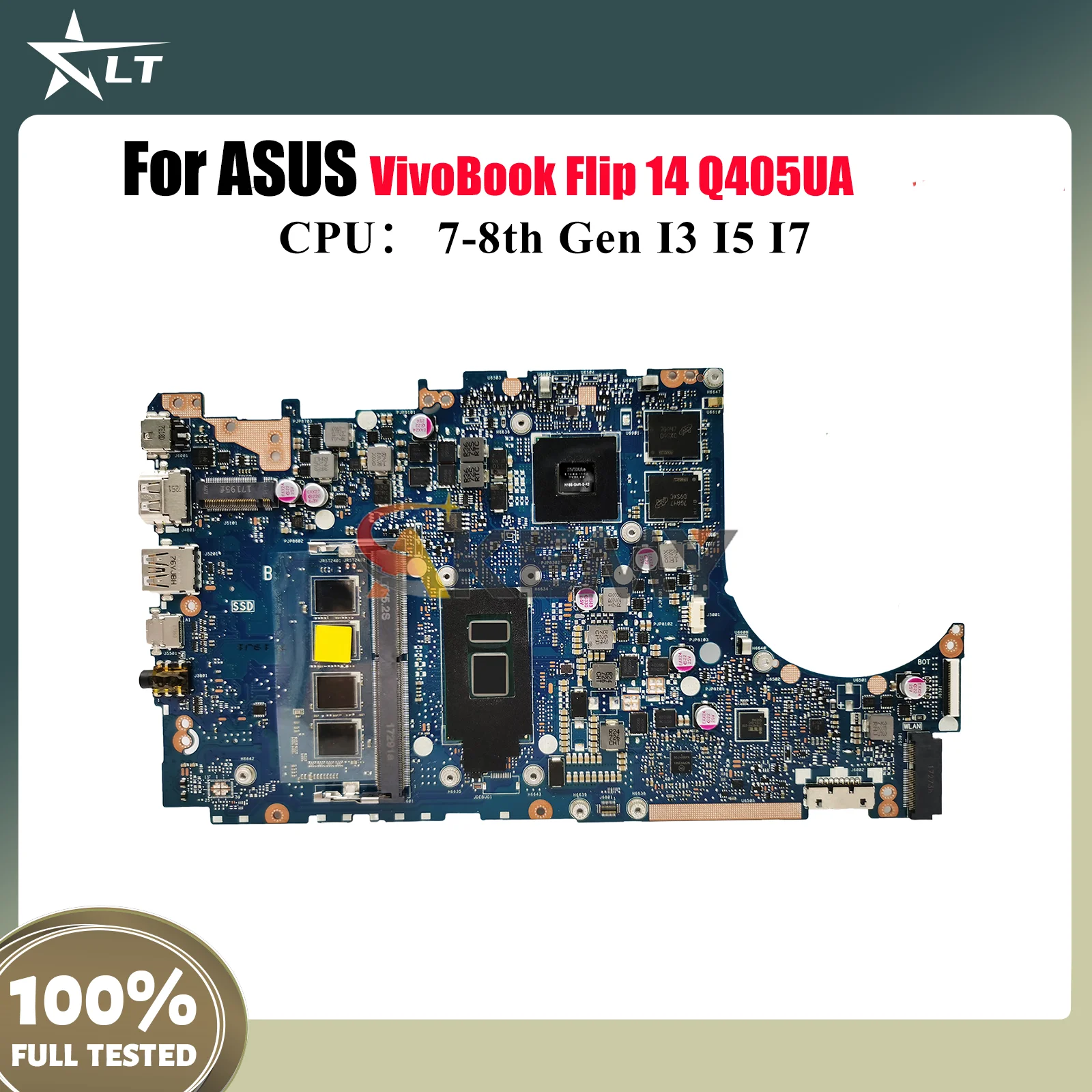 TP410UF Laptop Motherboard For ASUS Q405UA Flip TP410URR TP410UAR TP410UQ TP410UR VivoBook 14 TP410U Mainboard With I3 I5 I7 CPU
TP410UF Laptop Motherboard For ASUS Q405UA Flip TP410URR TP410UAR TP410UQ TP410UR VivoBook 14 TP410U Mainboard With I3 I5 I7 CPU