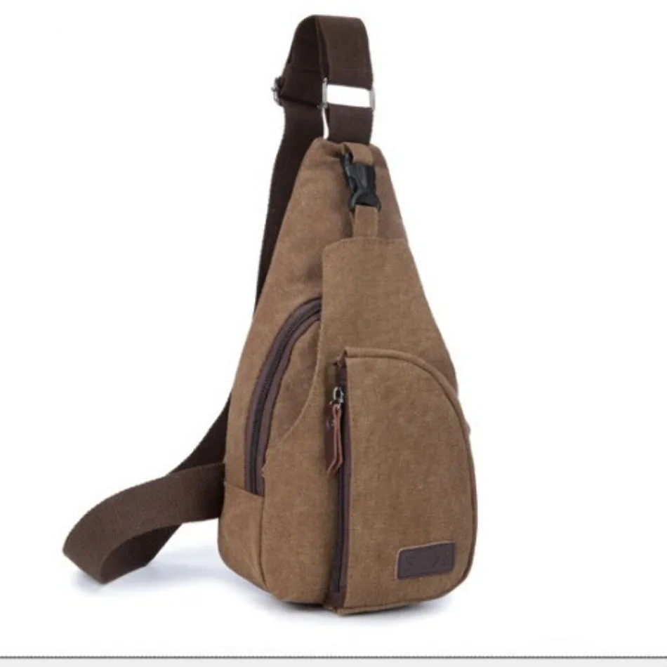Korean version of the casual men's chest bag sports canvas men's bags multifunctional versatile outdoor small satchel tide
Korean version of the casual men's chest bag sports canvas men's bags multifunctional versatile outdoor small satchel tide