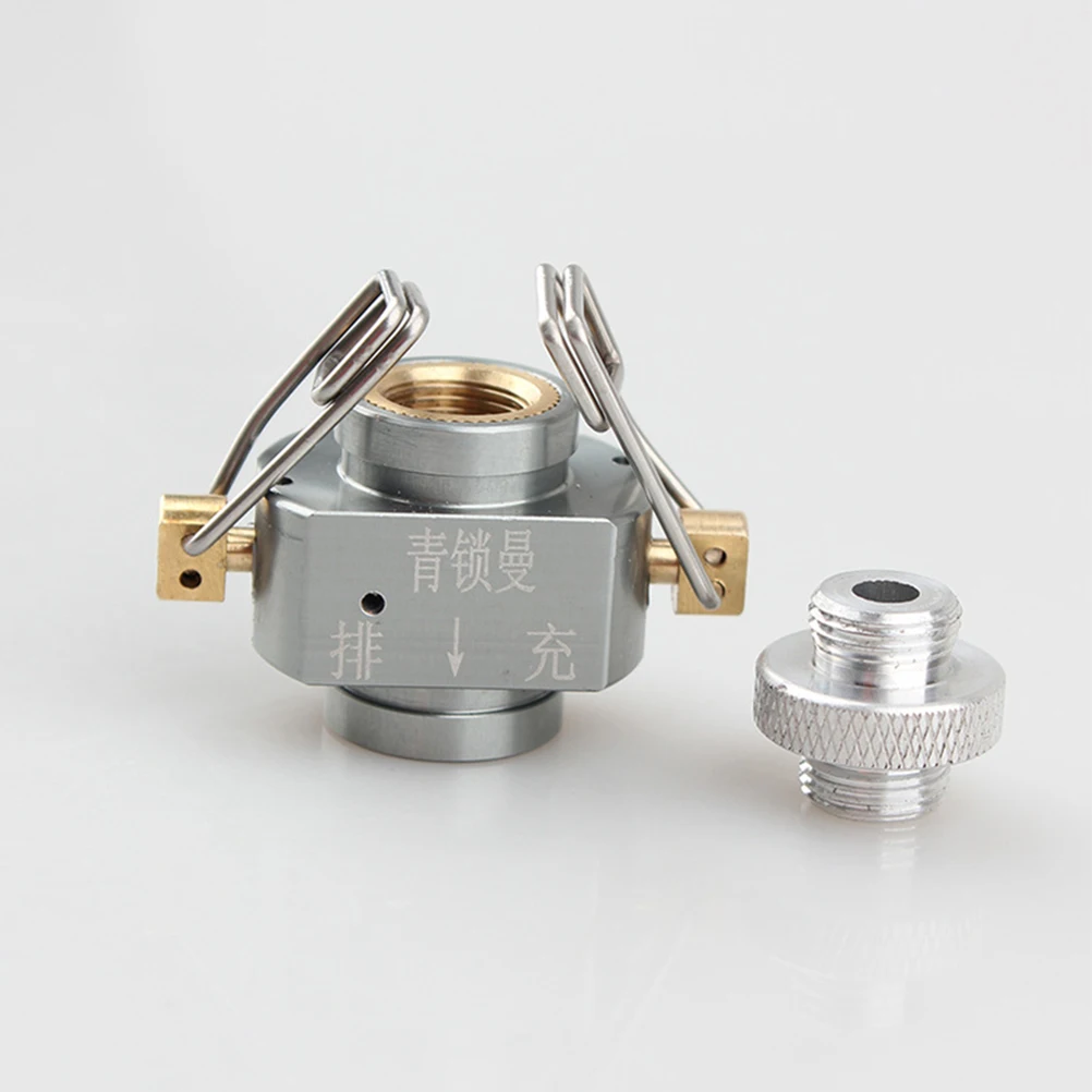 Propane Gas Inflatable Valve Camping Tank Adapter Refill Silver Stainless Steel Flat Furnace Stable Quality No Leakage Outdoor
Propane Gas Inflatable Valve Camping Tank Adapter Refill Silver Stainless Steel Flat Furnace Stable Quality No Leakage Outdoor