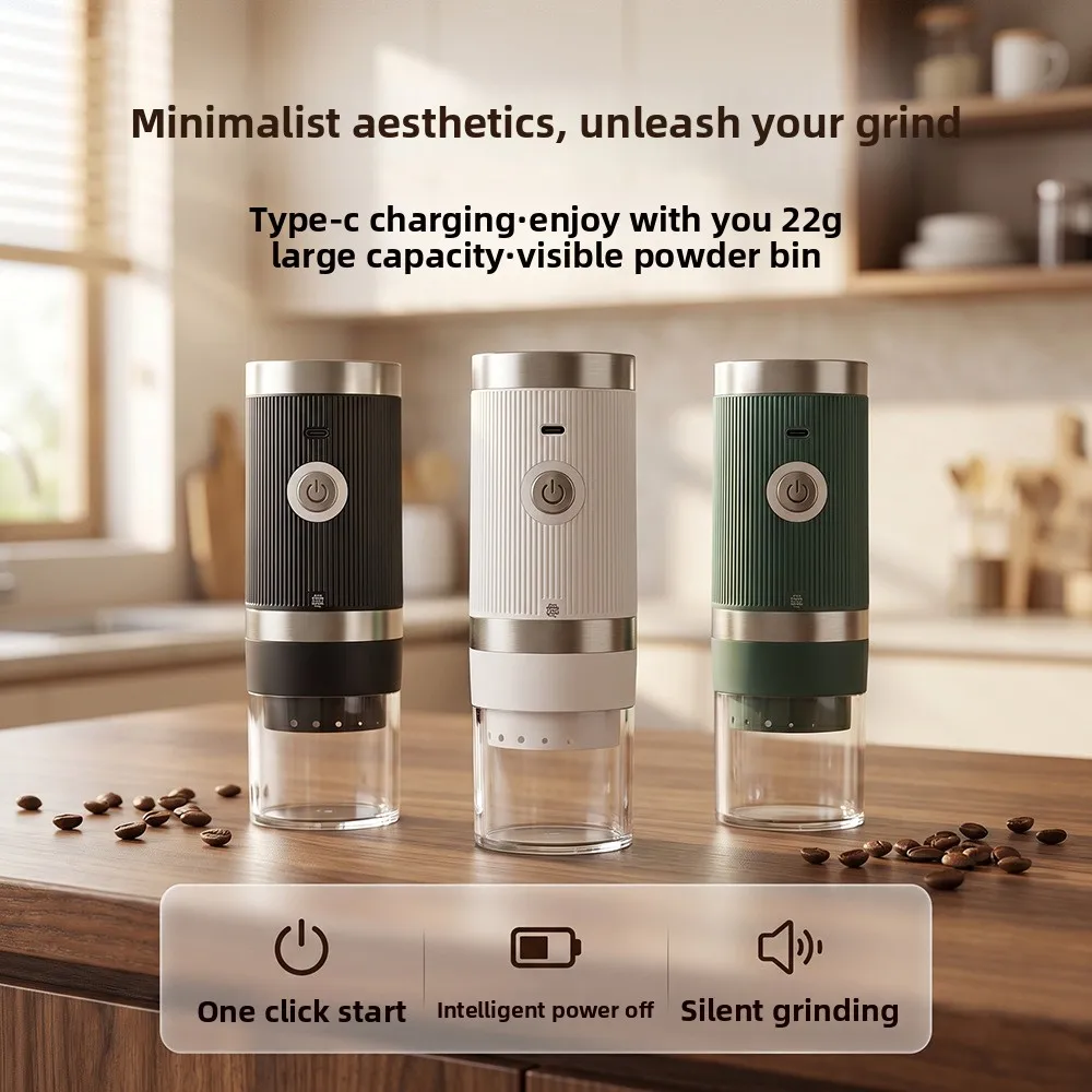 Portable Electric Bean Grinder Coffee Maker USB Rechargeable Coffee Grinder Electric
Portable Electric Bean Grinder Coffee Maker USB Rechargeable Coffee Grinder Electric