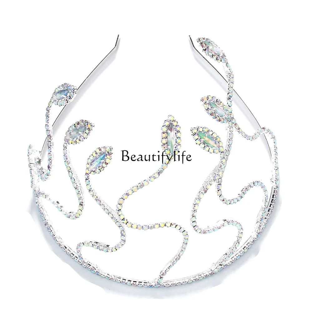 Color retro rhinestone headband ethnic style high sense stage performance forehead headdress
Color retro rhinestone headband ethnic style high sense stage performance forehead headdress