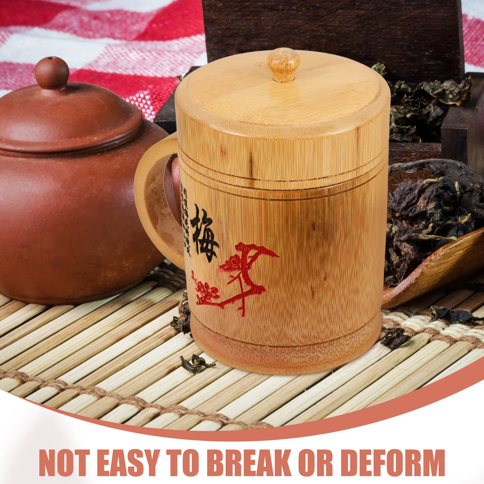 Bamboo Water Cup Lightweight Portable Tea Mug for Home Office Camping Hiking Drinking Outdoor Use Bamboo Mug Cup
Bamboo Water Cup Lightweight Portable Tea Mug for Home Office Camping Hiking Drinking Outdoor Use Bamboo Mug Cup
