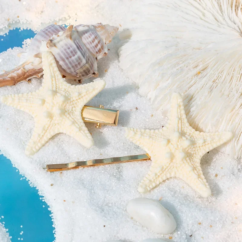 2PC New Fashion High-grade Shell Starfish Shape Hairpin Barrettes for Women Girl Accessories Headwear Hair Claw заколка для воло
2PC New Fashion High-grade Shell Starfish Shape Hairpin Barrettes for Women Girl Accessories Headwear Hair Claw заколка для воло
