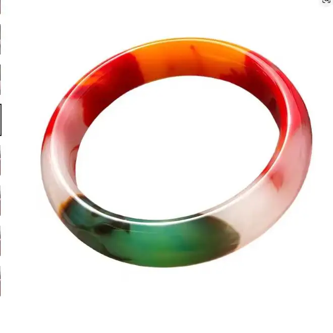 Natural Colorful Chicken Blood Jade Bracelet, Versatile Style Ideal Gift for Mom
Natural Colorful Chicken Blood Jade Bracelet, Versatile Style Ideal Gift for Mom