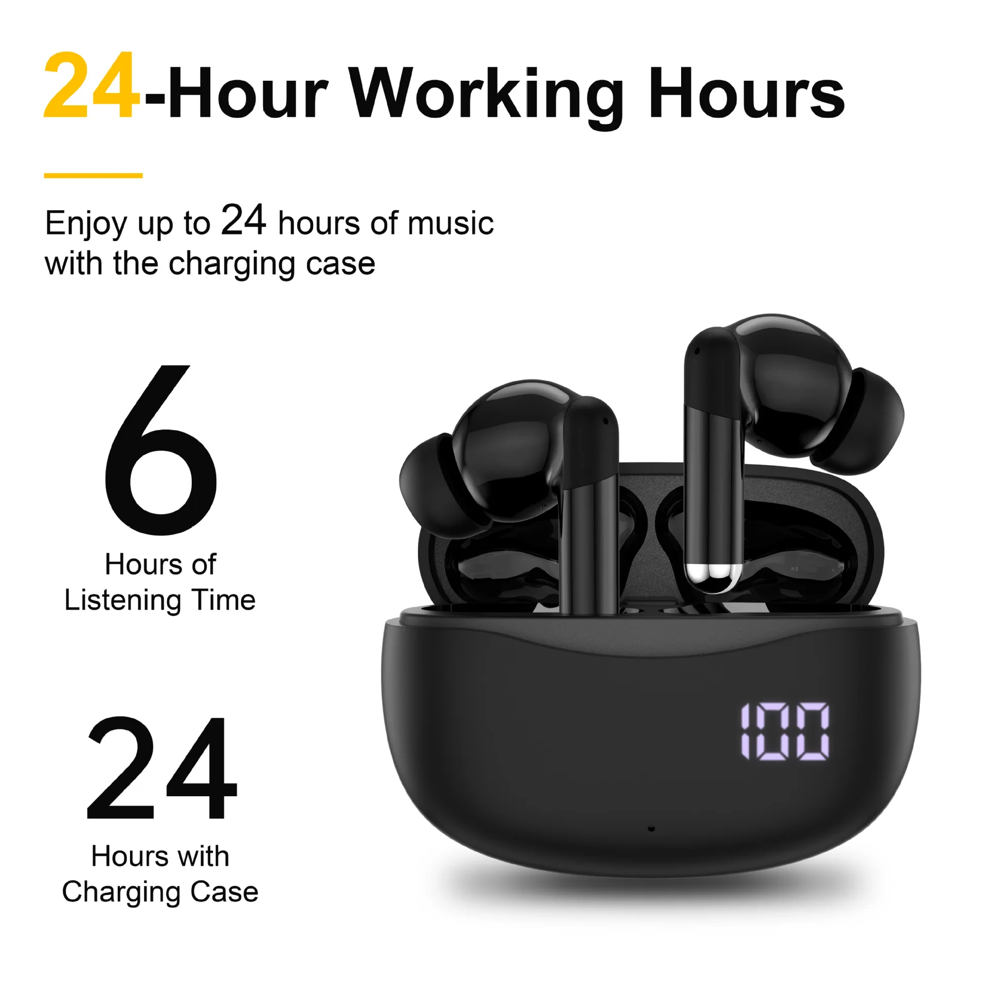 has built-in digital display noise reduction long battery life in-ear wireless headset ENC business Bluetooth ear buds earphones
has built-in digital display noise reduction long battery life in-ear wireless headset ENC business Bluetooth ear buds earphones