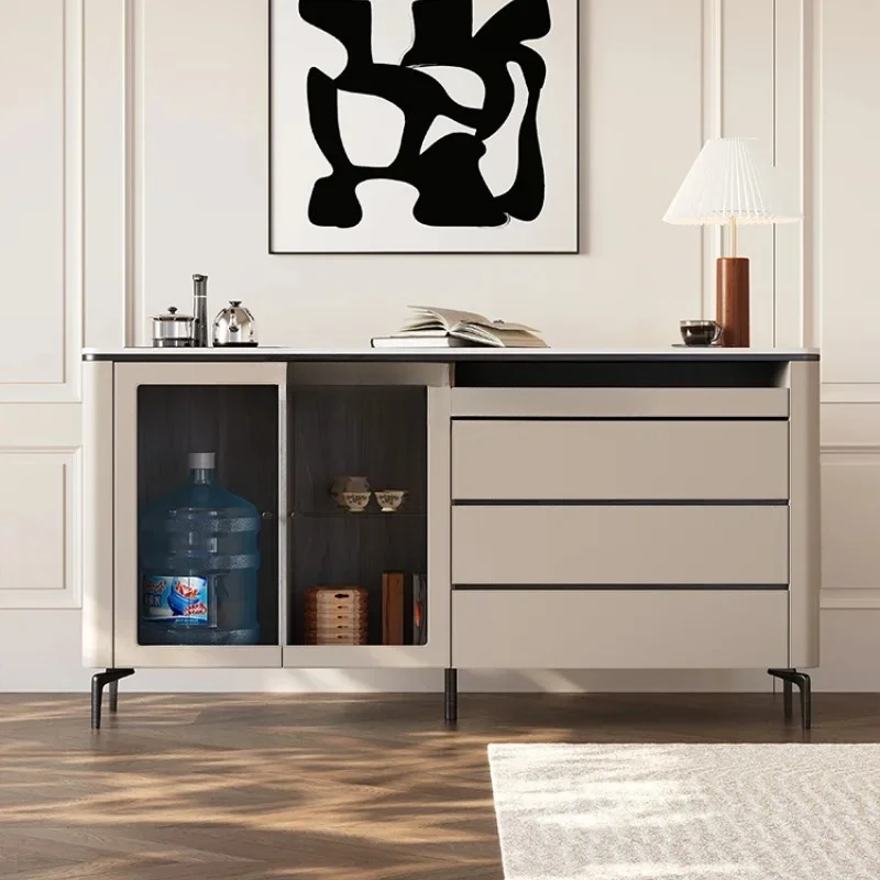 Saddle Leather Tea Cabinet Modern Solid Wood Side Cabinet Wall Storage Cabinet Multi-Functional Tea Boiling Stone Plate
Saddle Leather Tea Cabinet Modern Solid Wood Side Cabinet Wall Storage Cabinet Multi-Functional Tea Boiling Stone Plate