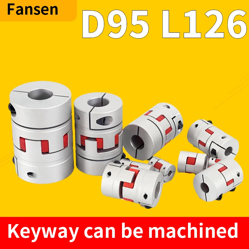 Shaft Couplers Flexible Spider GS GR D95L126 CNC Motor Connetor Plum Coupling Elastic Coupling 2528 30 32 35 38 40 42 45 48 50mm
Shaft Couplers Flexible Spider GS GR D95L126 CNC Motor Connetor Plum Coupling Elastic Coupling 2528 30 32 35 38 40 42 45 48 50mm