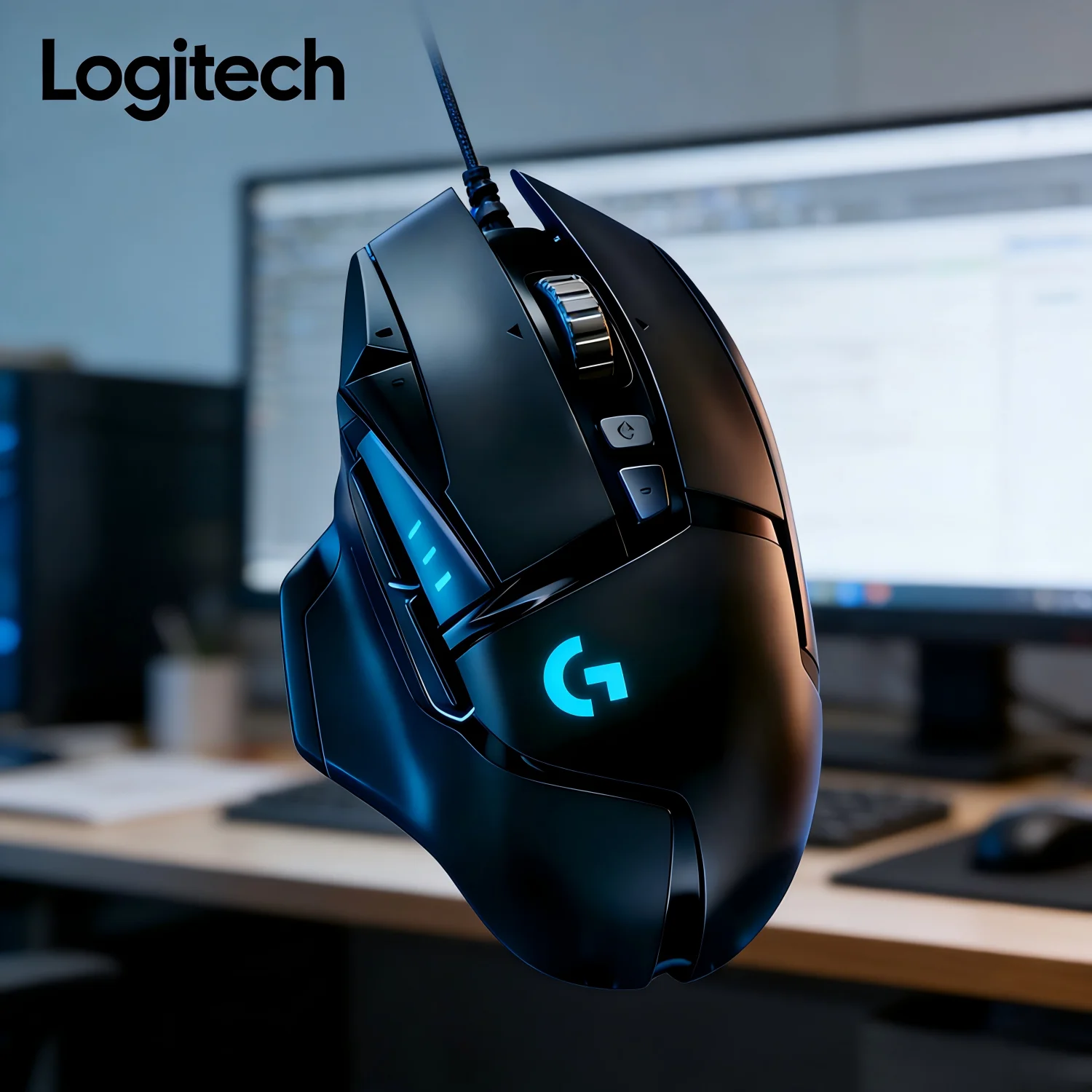 Оригинальная игровая мышь Logitech G502 HERO, проводная, черная, с высокоскоростным колесом прокрутки, двойной режим работы.
Оригинальная игровая мышь Logitech G502 HERO, проводная, черная, с высокоскоростным колесом прокрутки, двойной режим работы.