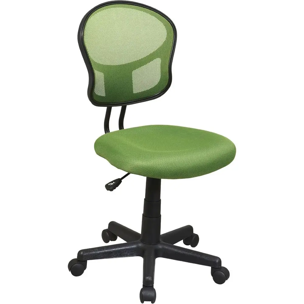 Home urnishings EM Series Mesh Back ArmlTask Chair with Padded abric Seat and 360 Degree Swivel, Green
Home urnishings EM Series Mesh Back ArmlTask Chair with Padded abric Seat and 360 Degree Swivel, Green
