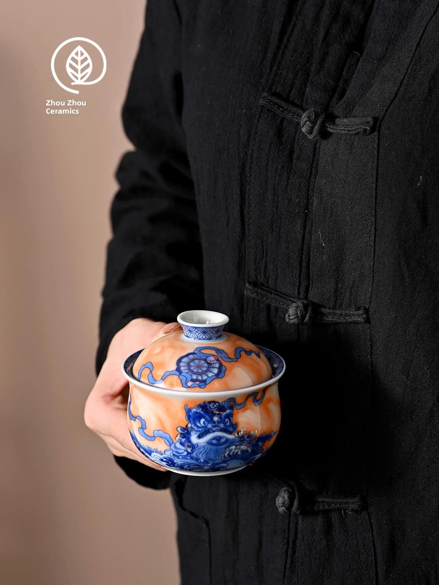 Jingdezhen Blue And White Ceramic Tea Cup with Lid No Scalding Handbag Lion Hanging Two-Carat Cover Bowl Home Use Tea Cup
Jingdezhen Blue And White Ceramic Tea Cup with Lid No Scalding Handbag Lion Hanging Two-Carat Cover Bowl Home Use Tea Cup