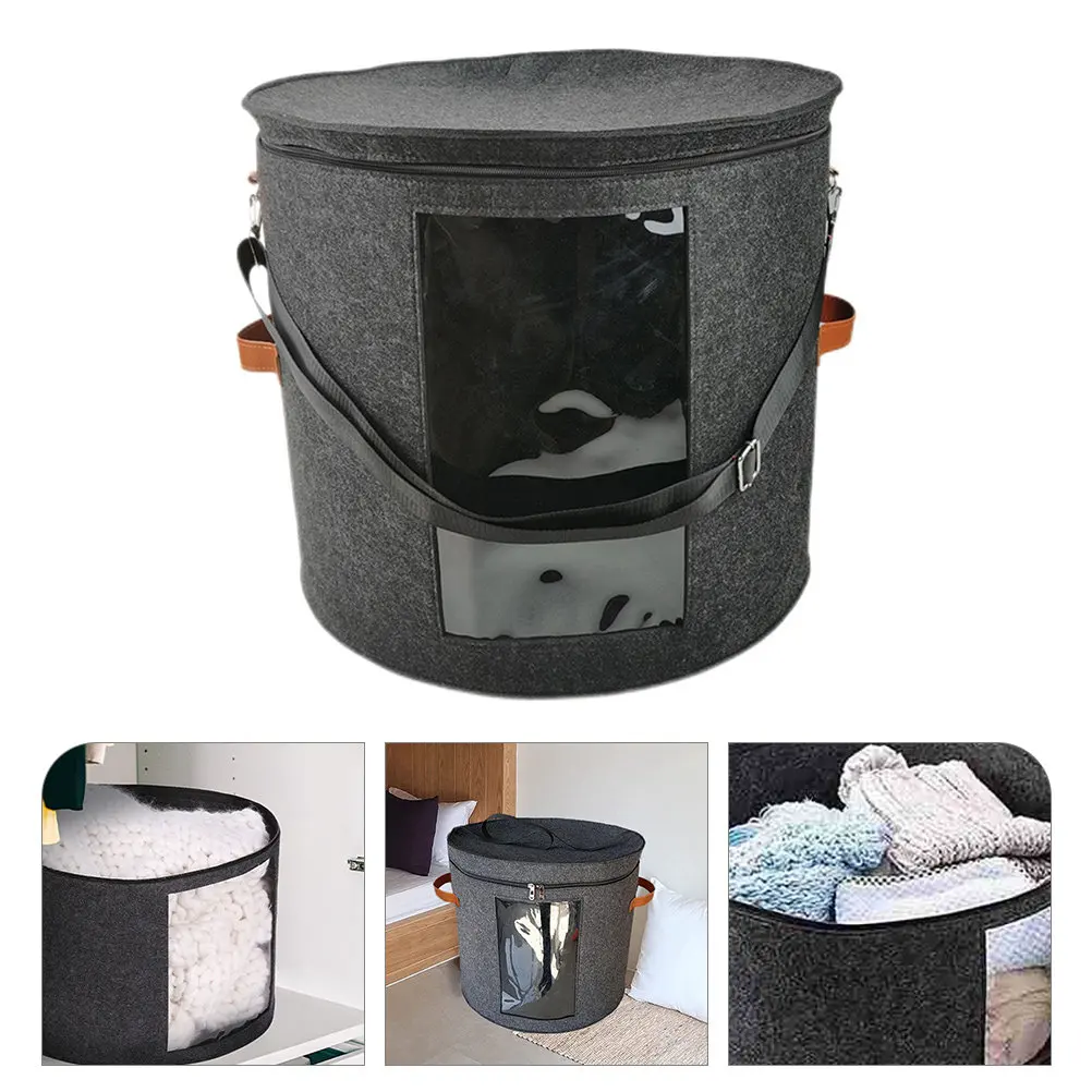 Large Capacity Felt Laundry Basket with Transparent Panel Foldable Storage Pouch for Hats Clothes Sundries Organizer Household
Large Capacity Felt Laundry Basket with Transparent Panel Foldable Storage Pouch for Hats Clothes Sundries Organizer Household