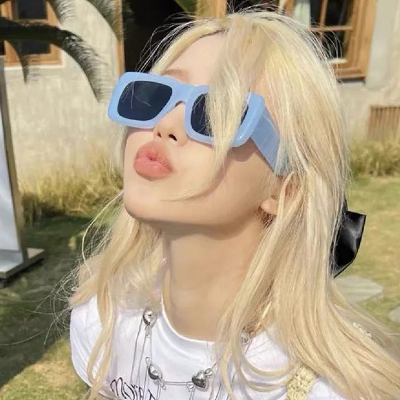 Popular Women Sunglasses Trend Vintage Rectangle Big Frame BlueSquare Glasses Fashion Man Sun Glasses Ladies Eyewear
Popular Women Sunglasses Trend Vintage Rectangle Big Frame BlueSquare Glasses Fashion Man Sun Glasses Ladies Eyewear