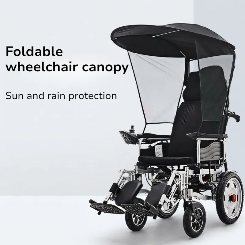 Foldable Wheelchair Rain Cover Sun-resistant Thickened Stable Universal Wheelchair Sun Umbrella Durable Rehabilitation Supplies
Foldable Wheelchair Rain Cover Sun-resistant Thickened Stable Universal Wheelchair Sun Umbrella Durable Rehabilitation Supplies
