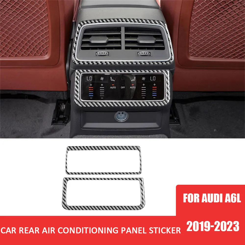 Car Rear Air Conditioning Socket Panel Carbon Fiber Decal Cover for Audi A6L 2019-2023 Auto Interior Accessories
Car Rear Air Conditioning Socket Panel Carbon Fiber Decal Cover for Audi A6L 2019-2023 Auto Interior Accessories