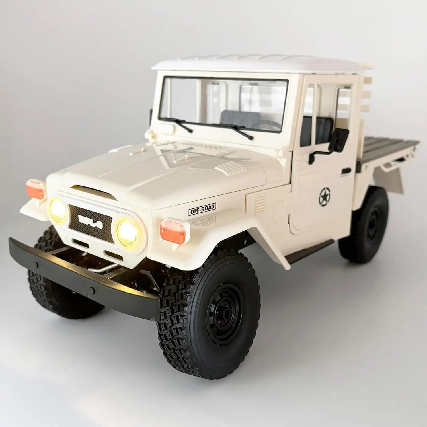 1/16 Scale Remote Control Rock Crawler Truck, 4x4 Off-Road All-Terrain Pickup, RTR with Proportional Control, 370 Motor, Upgraded Chassis Hobby Model for Adults
1/16 Scale Remote Control Rock Crawler Truck, 4x4 Off-Road All-Terrain Pickup, RTR with Proportional Control, 370 Motor, Upgraded Chassis Hobby Model for Adults