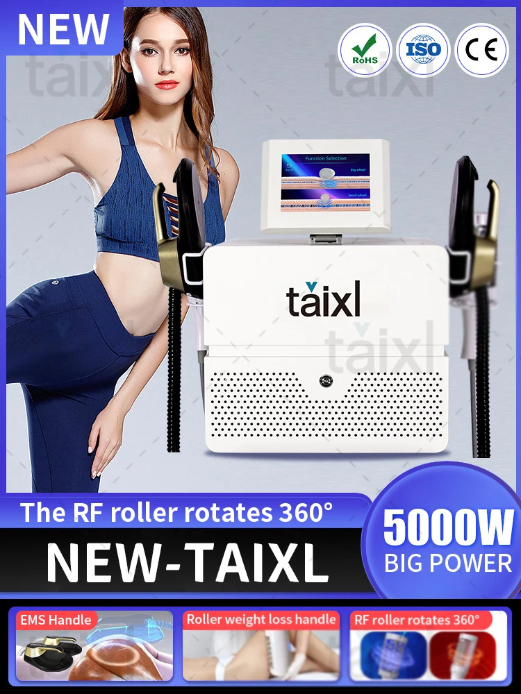 Latest Taixl New RF Body Shaping Machine Roller Fat Reducing EMS Shaping HIEMT Weight Loss Medspa EMS
Latest Taixl New RF Body Shaping Machine Roller Fat Reducing EMS Shaping HIEMT Weight Loss Medspa EMS