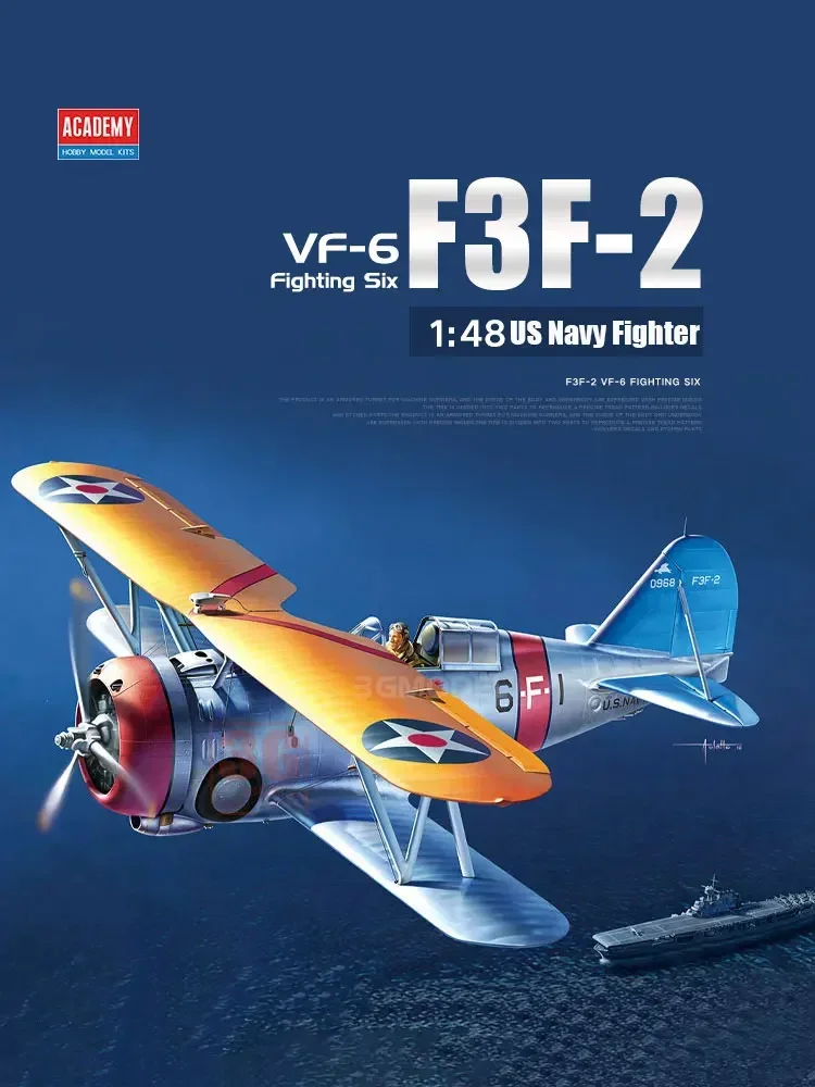 Сборочная модель Академии 1/48 12326 Истребитель ВМС США F3F-2 VF-6 «Fighting Six» - Комплект модели корабля
Сборочная модель Академии 1/48 12326 Истребитель ВМС США F3F-2 VF-6 «Fighting Six» - Комплект модели корабля
