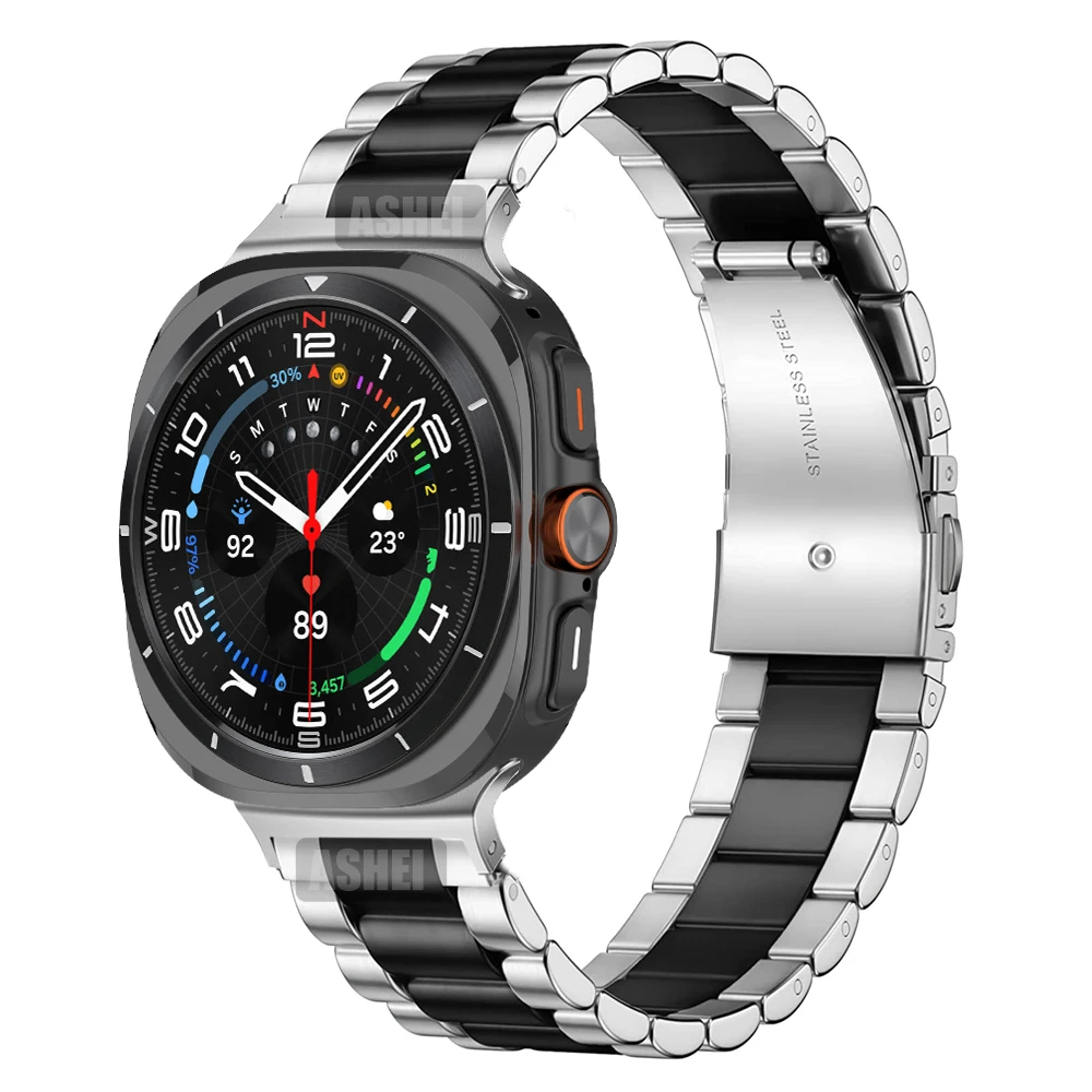Ремешок Correa для samsung galaxy watch Ultra band 47 мм, деловой браслет из нержавеющей стали для Galaxy watch ultra 47 мм, для мужчин и женщин
Ремешок Correa для samsung galaxy watch Ultra band 47 мм, деловой браслет из нержавеющей стали для Galaxy watch ultra 47 мм, для мужчин и женщин
