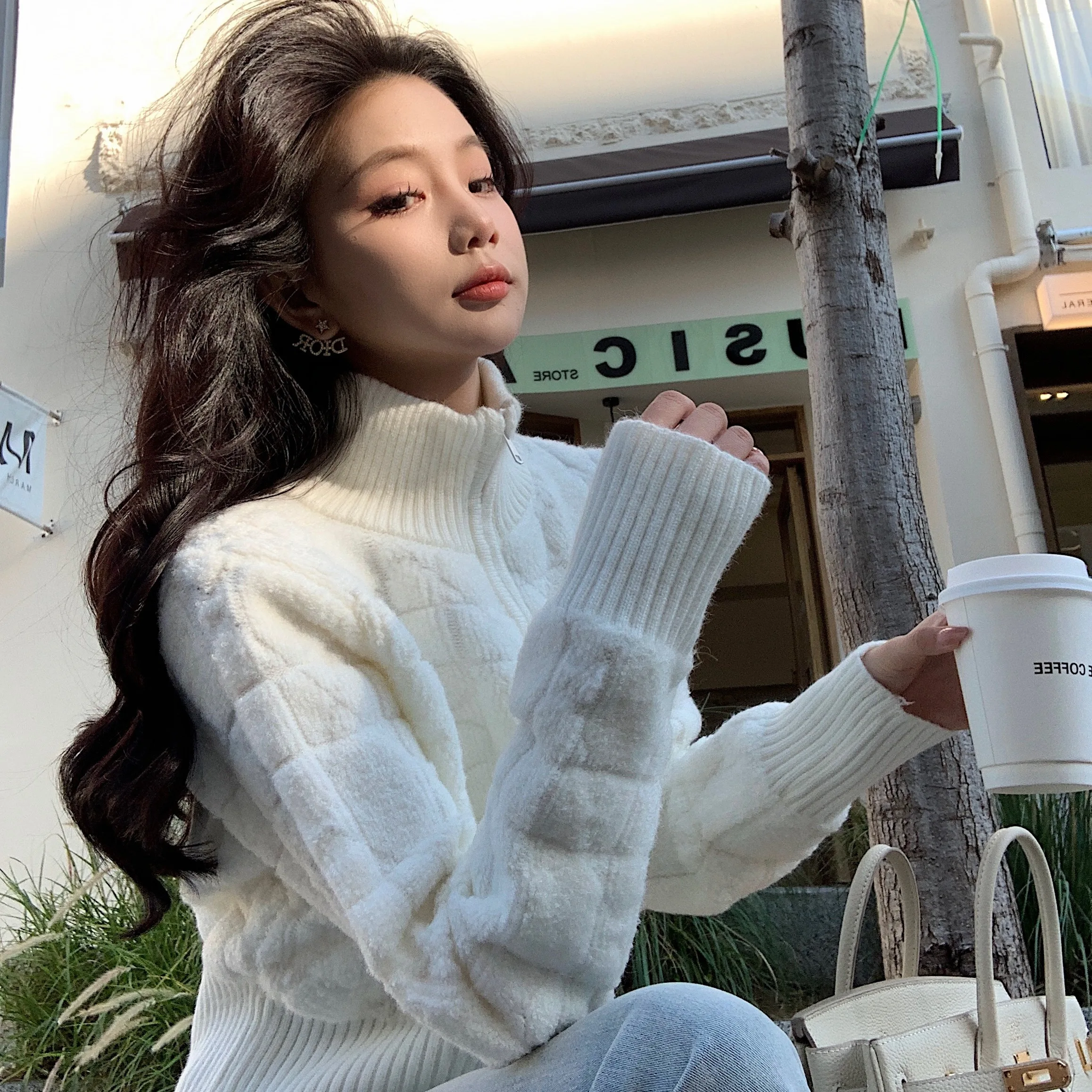 Sweaters Jumpers Cardigans Womens Korean Style Cotton Gift Bow Design Girlfriend Present Christmas Cute Sweet Pretty Darling Ins
Sweaters Jumpers Cardigans Womens Korean Style Cotton Gift Bow Design Girlfriend Present Christmas Cute Sweet Pretty Darling Ins