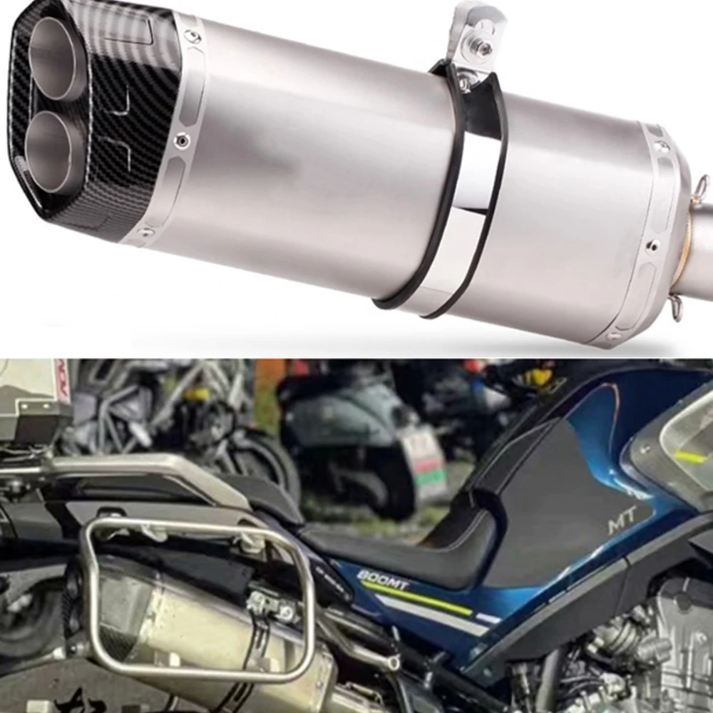 Motorcycle Exhaust Tail Pipe High Quality Double Hole Muffler For X4R Z650PCX150 TMAX560 MT03 R15 CBR400R CB500X GSXS125 DL650 Z
Motorcycle Exhaust Tail Pipe High Quality Double Hole Muffler For X4R Z650PCX150 TMAX560 MT03 R15 CBR400R CB500X GSXS125 DL650 Z